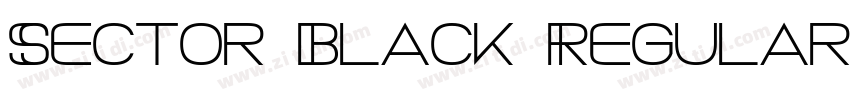 Sector Black Regular字体转换